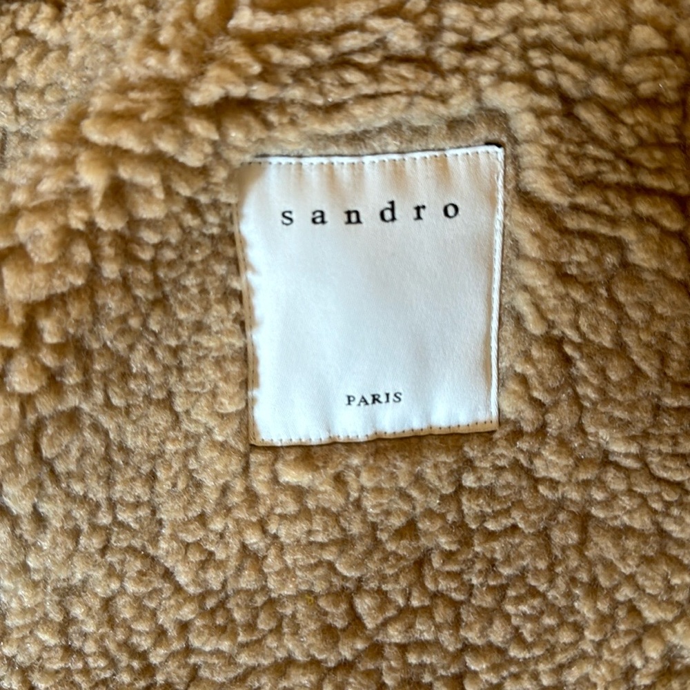 SANDRO PARIS Sherpa lined deck jacket - Picture 2 of 5